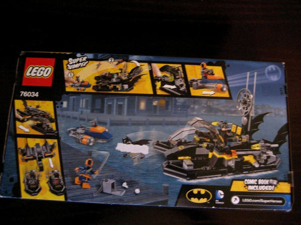 LEGO 76034 Batboat Harbor Pursuit – Imperfect Box | Grade A