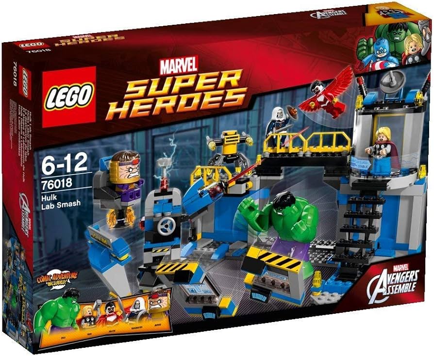 LEGO 76018 Hulk Lab Smash – Like New | Grade A