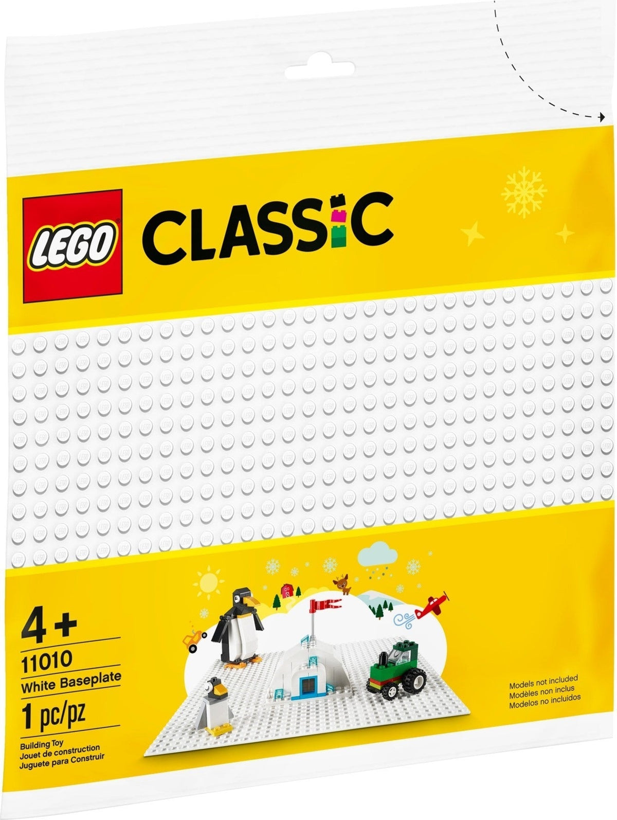 LEGO 11010 White Baseplate – Like New | Grade A
