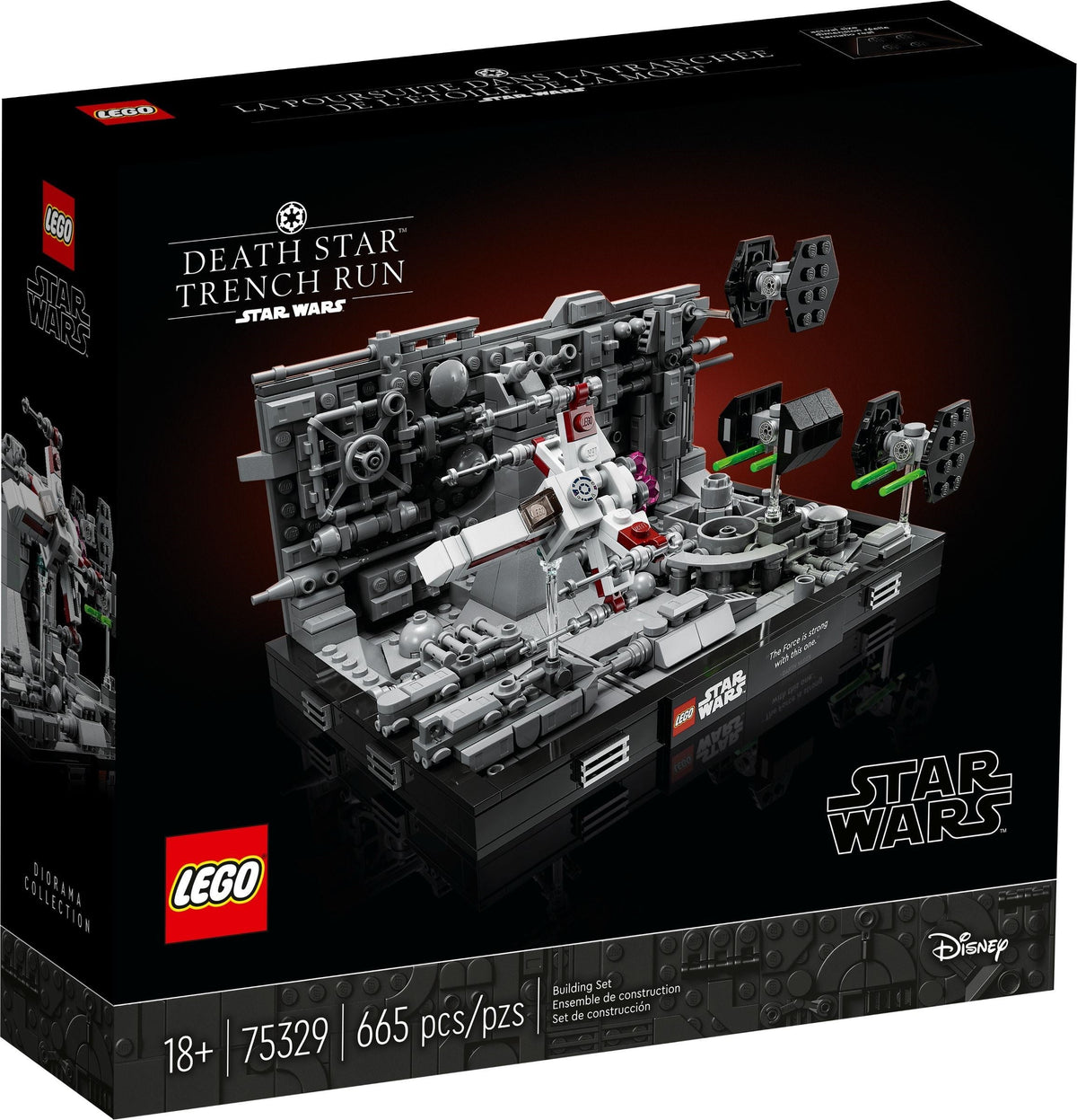 LEGO 75329 Death Star Trench Run Diorama – Imperfect Box | Grade A