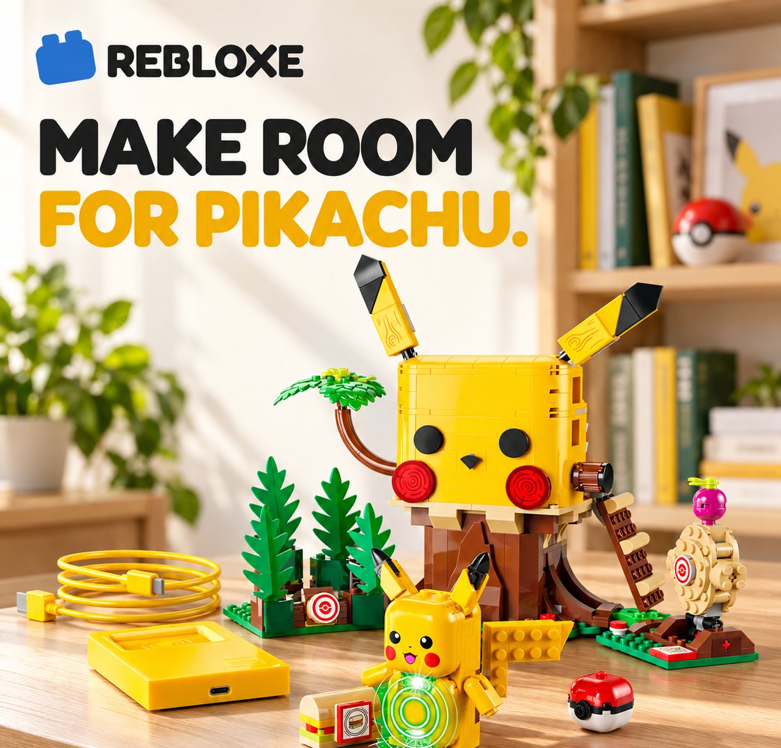 FAITES DE LA PLACE À PIKACHU.